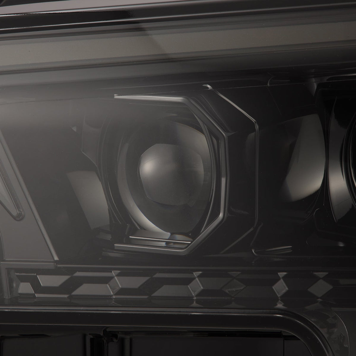 AlphaRex 880334 23-24 Toyota Tacoma LUXX-Series LED Projector Headlights Alpha Black with Activation Light & Sequential Signal + DRL
