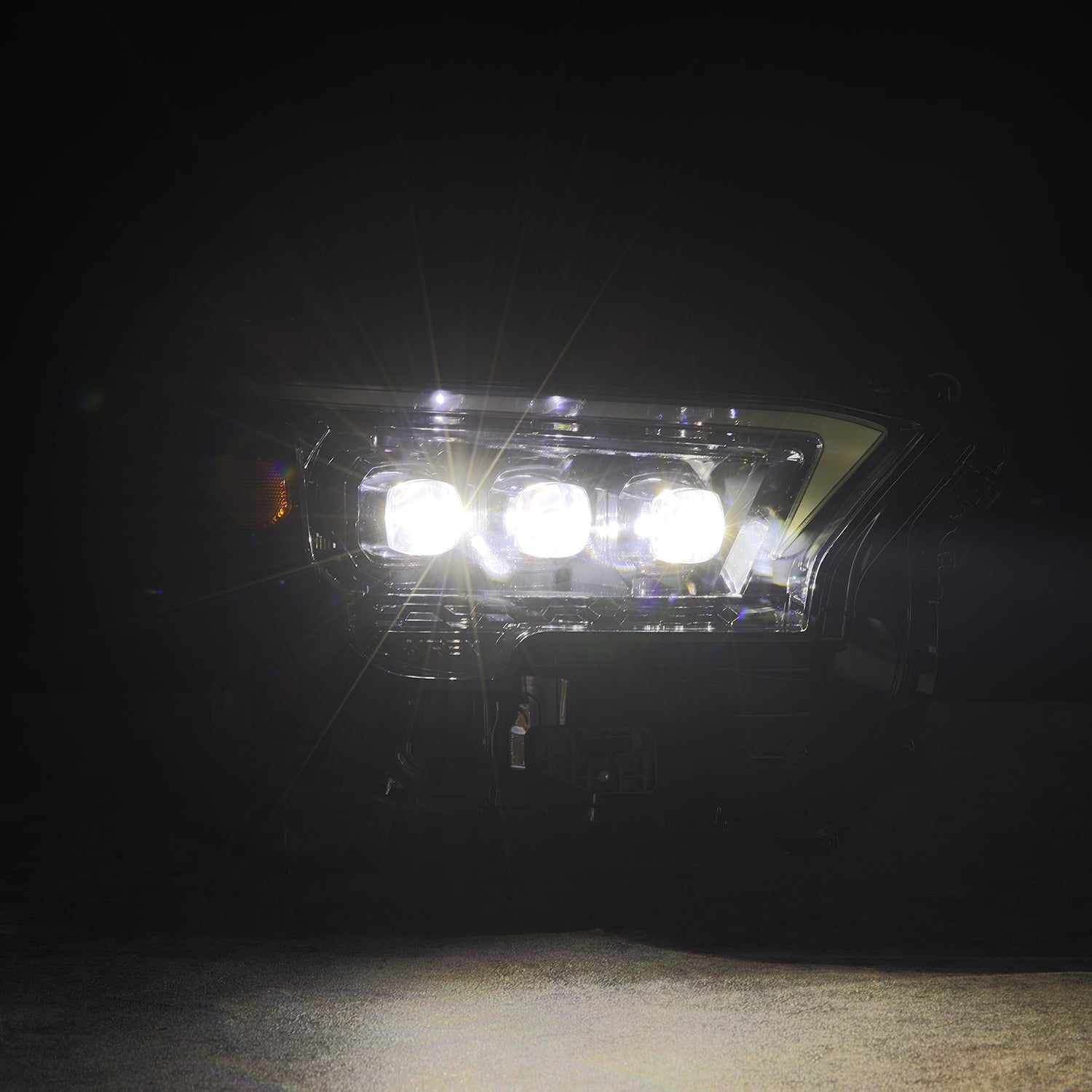 AlphaRex 880332 2024+ Toyota Tacoma NOVA-Series LED Projector Headlights Alpha-Black w/Activation Light & Sequential Signal + DRL