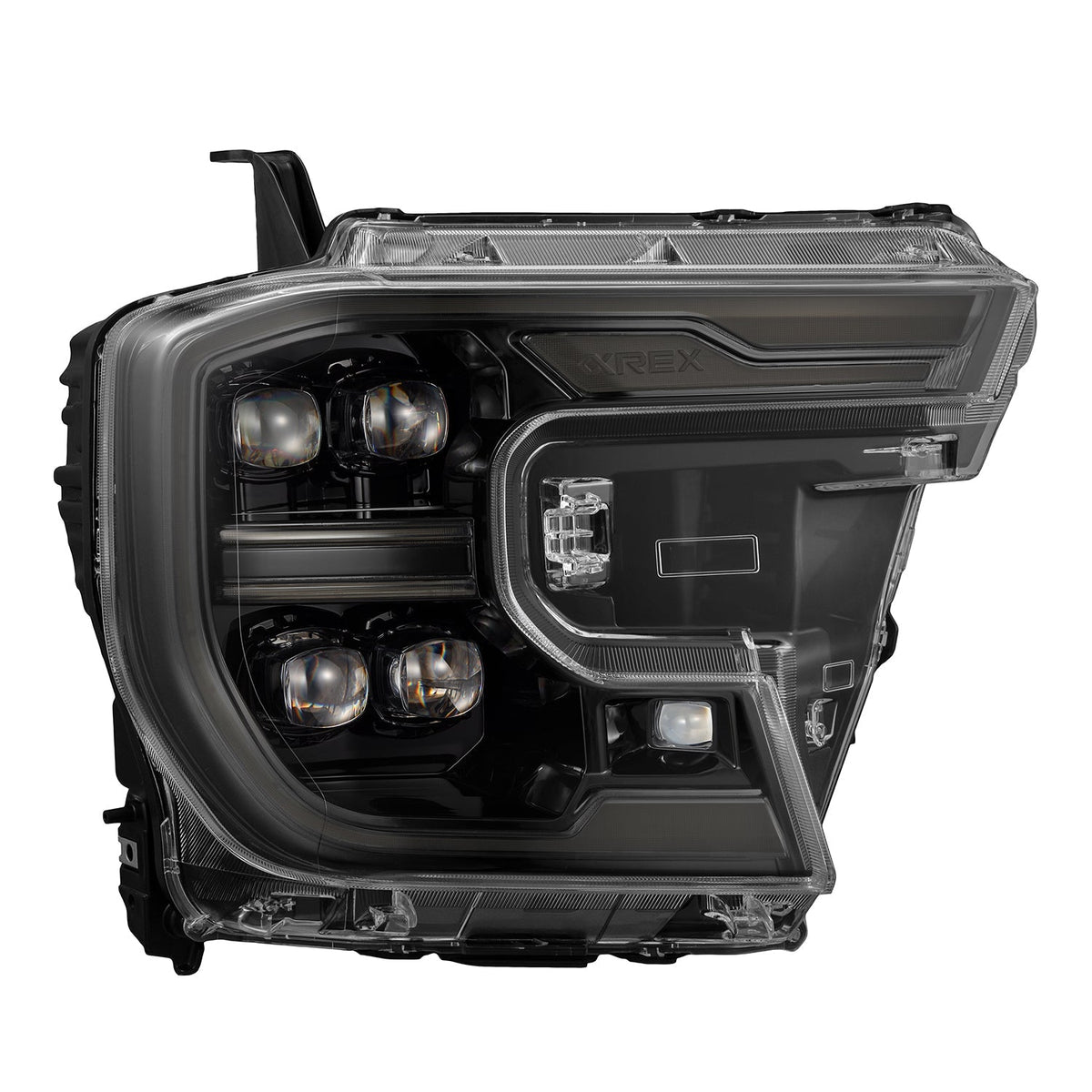 AlphaRex 880892 24-26 Ford Ranger NOVA LED Projector Headlights Alpha Black w/Activation Light/Sequential Signal/Switchback