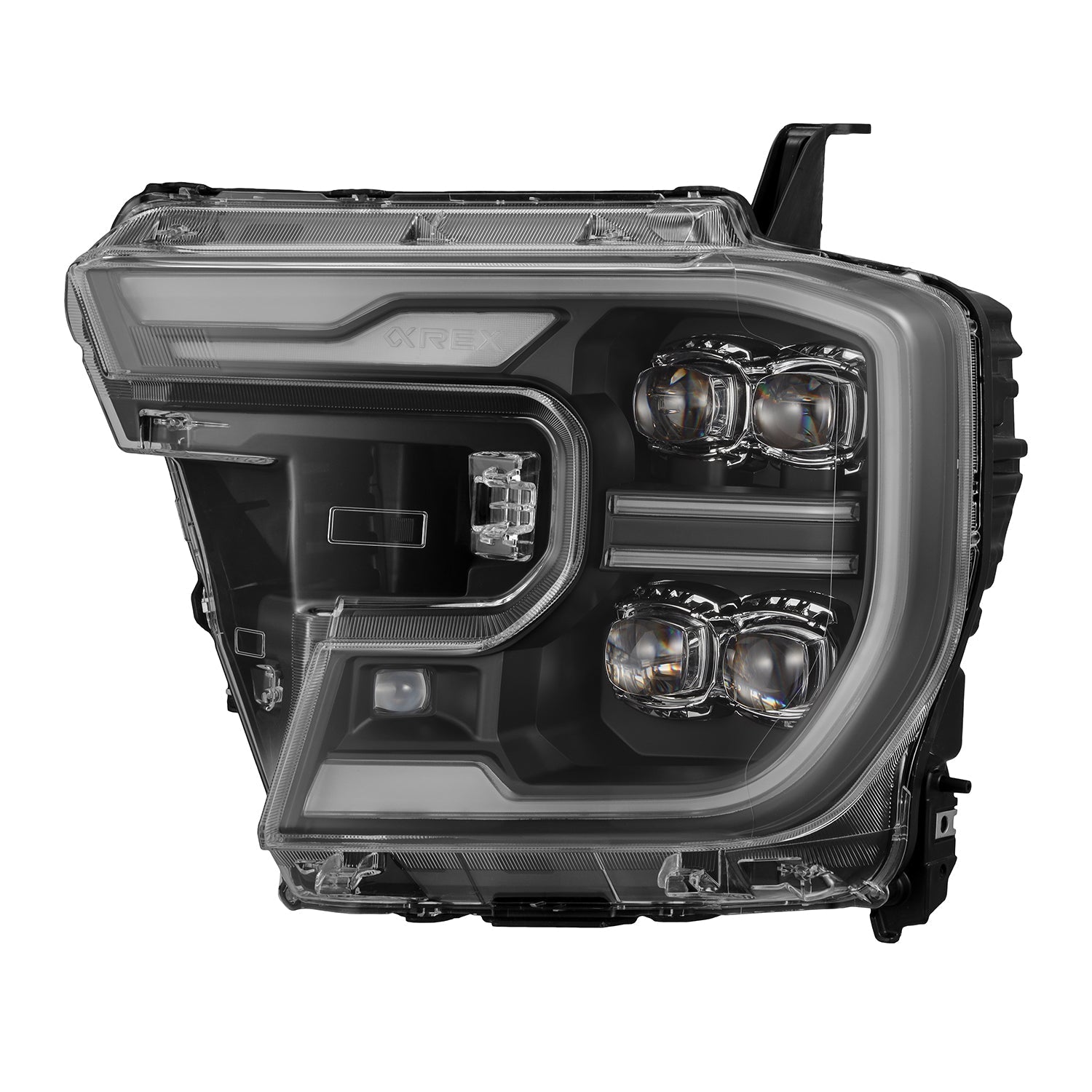 AlphaRex 880893 24-26 Ford Ranger NOVA LED Projector Headlights Black w/Activation Light/Sequential Signal/Switchback