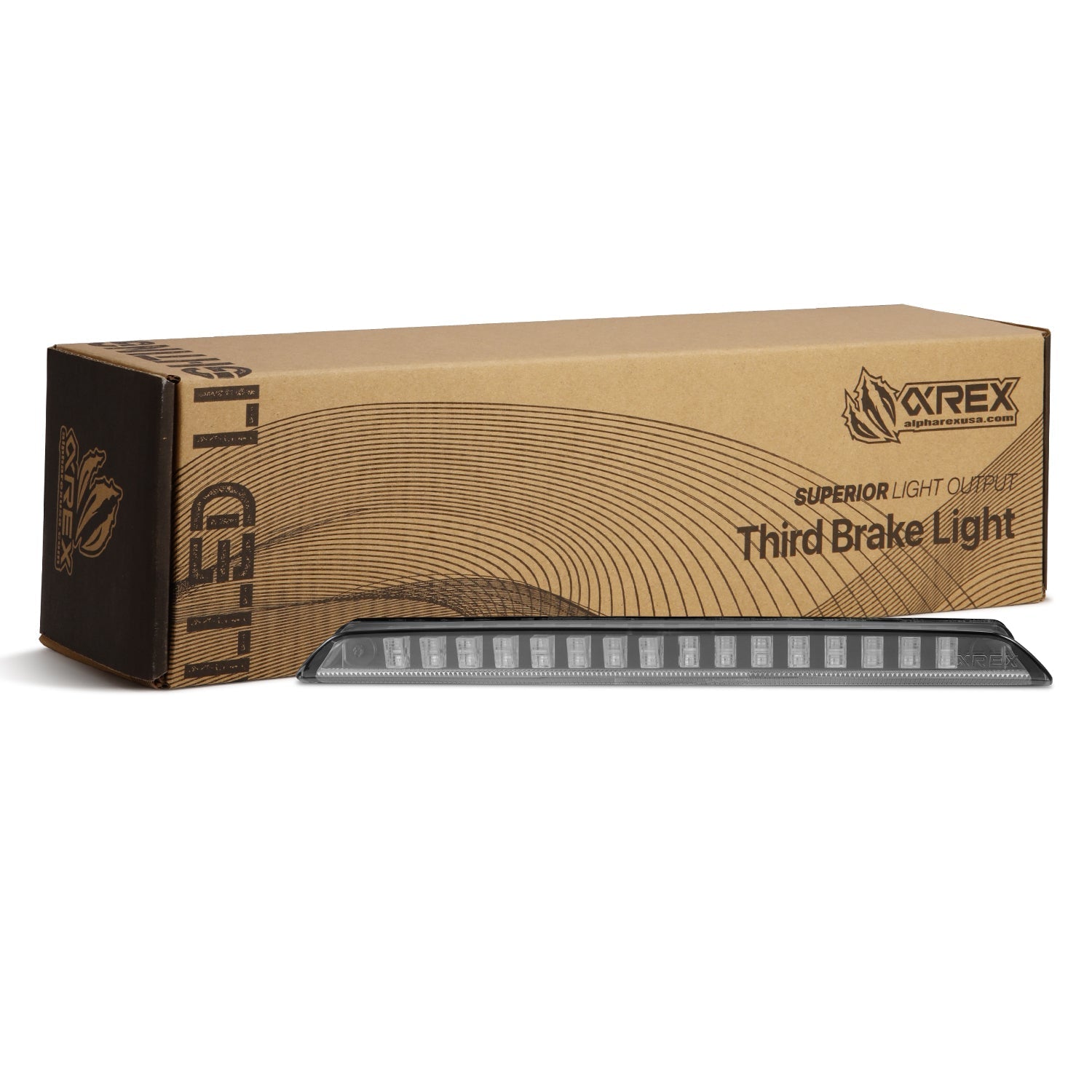 AlphaRex 220088 25-26 Toyota 4Runner LED 3rd Brake Light - Black