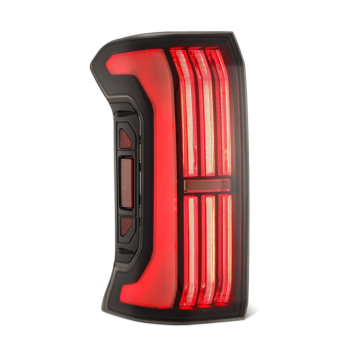 AlphaRex 679030 24-25 Toyota Tacoma NOVA-Series LED Prismatic Tail Lights - Alpha-Black