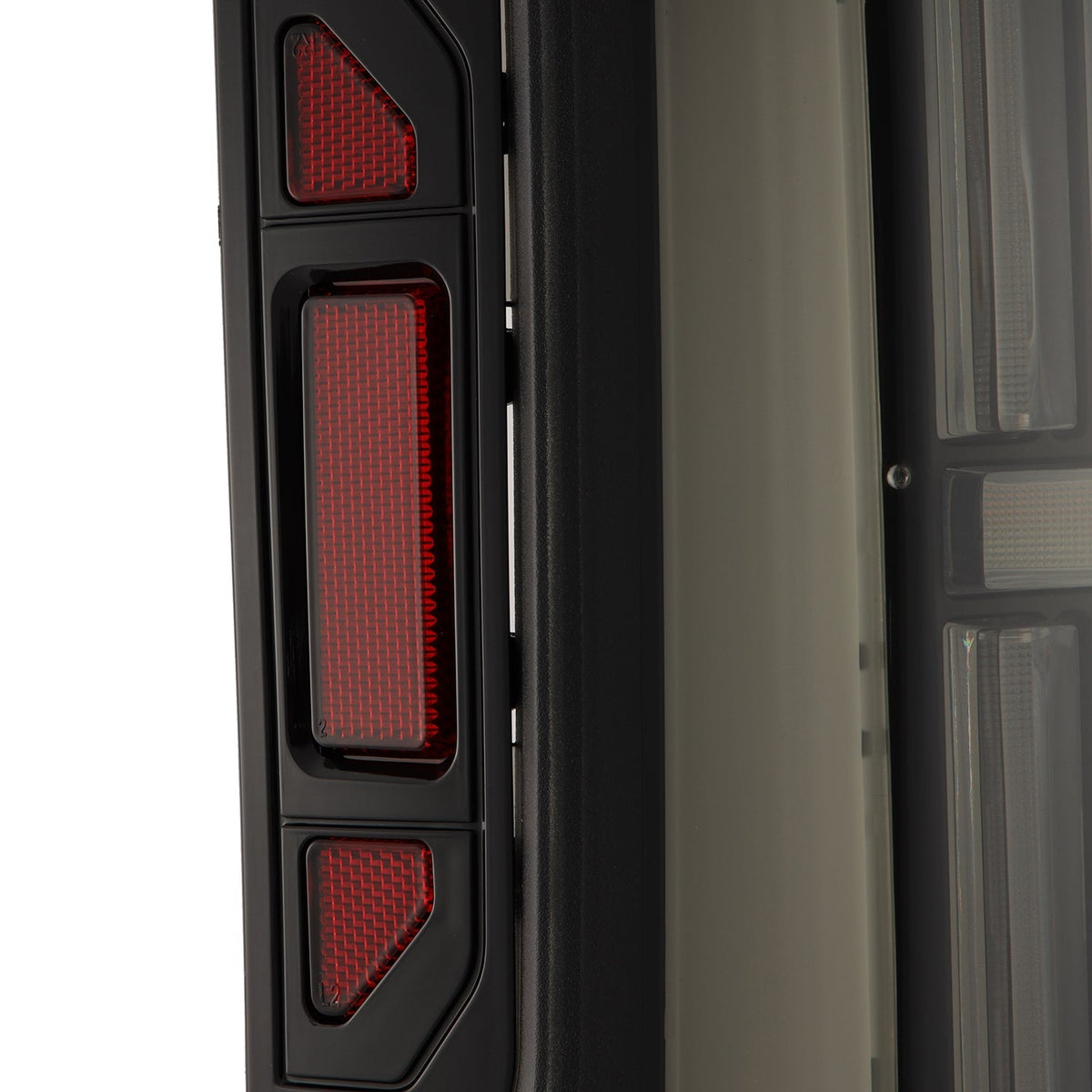 AlphaRex 679030 24-25 Toyota Tacoma NOVA-Series LED Prismatic Tail Lights - Alpha-Black