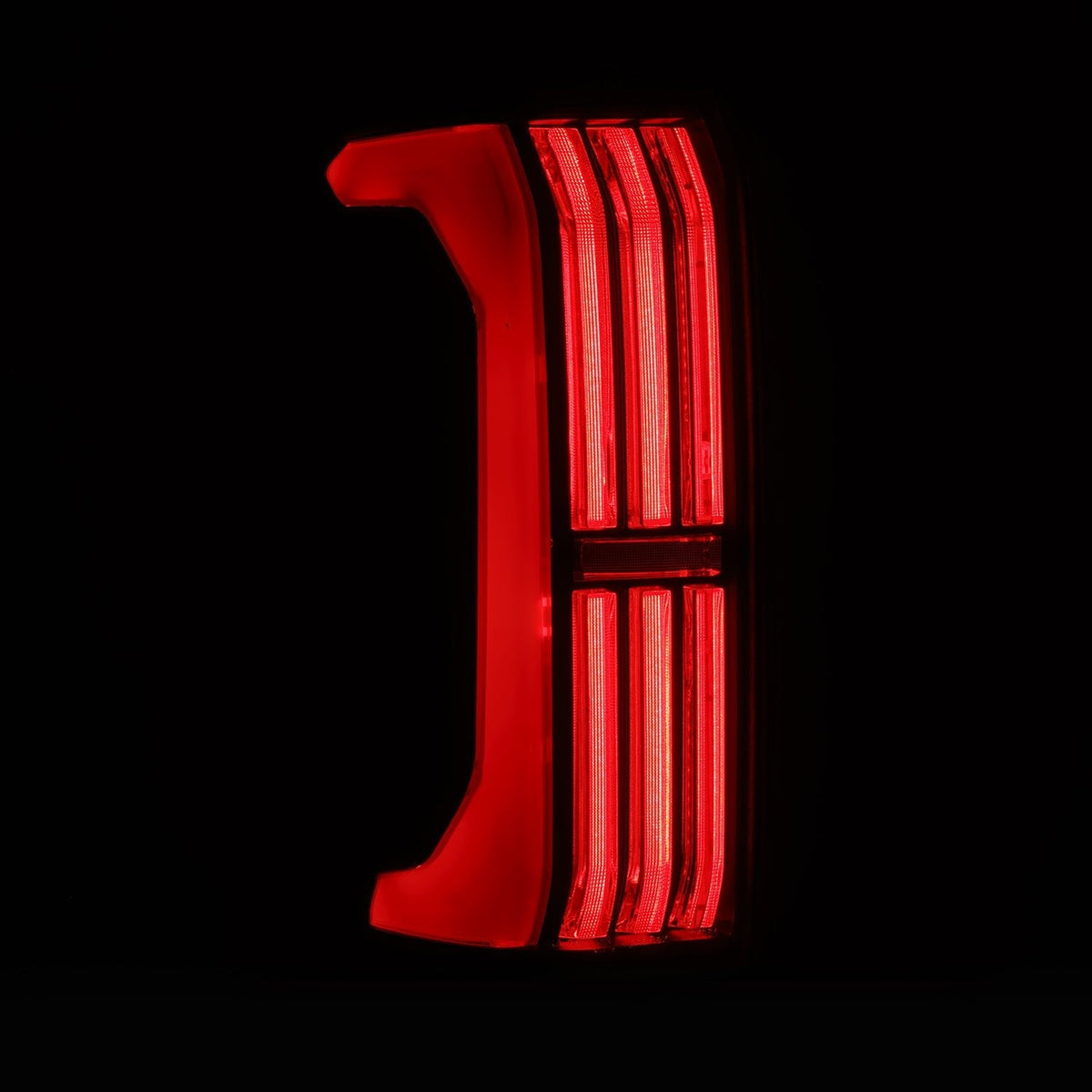 AlphaRex 679030 24-25 Toyota Tacoma NOVA-Series LED Prismatic Tail Lights - Alpha-Black