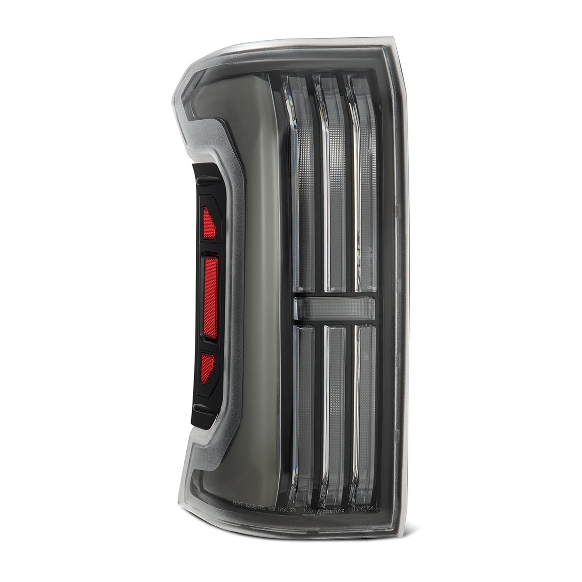AlphaRex 679020 24-25 Toyota Tacoma NOVA-Series LED Prismatic Tail Lights - Black