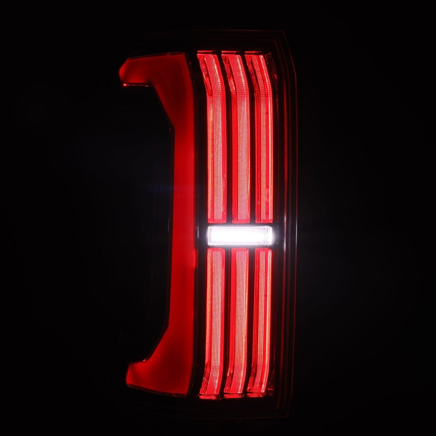 AlphaRex 679020 24-25 Toyota Tacoma NOVA-Series LED Prismatic Tail Lights - Black