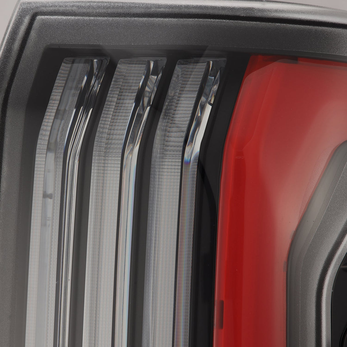 AlphaRex 679010 24-25 Toyota Tacoma NOVA-Series LED Prismatic Tail Lights - Black Red