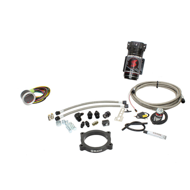 Snow Performance SNO-2161-BRD-T for 16-17 Camaro Stage 2 Bst Cooler Forced Induction Water Injection Kit (SS Brded Line/4AN) w/o Tank