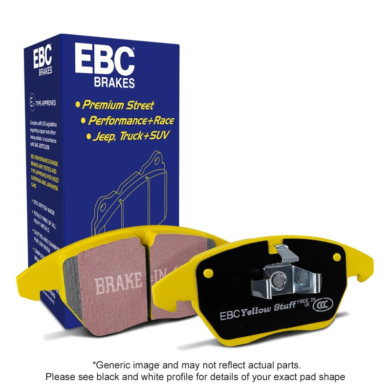 EBC 05-10 Chrysler 300C 6.1 SRT8 Yellowstuff Front Brake Pads (Excl 6 Piston Calipers) DP41764R