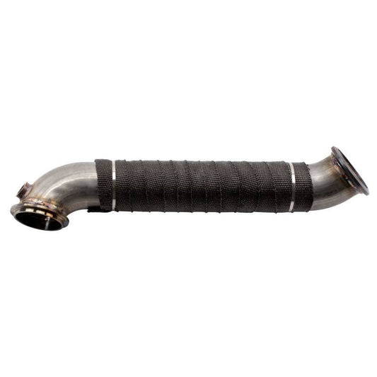 Wehrli Custom Fabrication WCF100704 3in Stainless Down Pipe (V-Band Style) for 2011-2016 Chevrolet Silverado / GMC Sierra 2500 HD / 3500 HD 6.6L LML Duramax