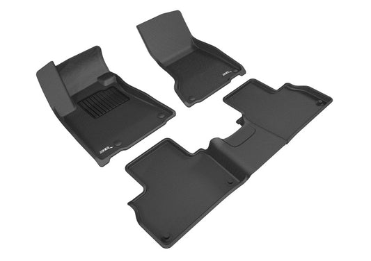 3D MAXpider Kagu Front & Rear Floor Mats for 2017-2018 Maserati Levante
