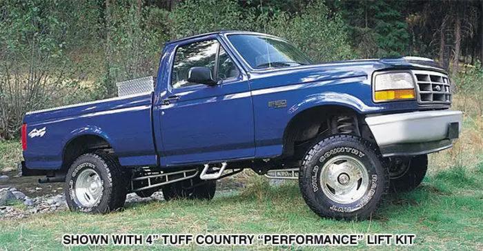 Tuff Country 24814KN 4in Performance Lift Kit SX8000 for 1981-1996 Ford Bronco 4WD