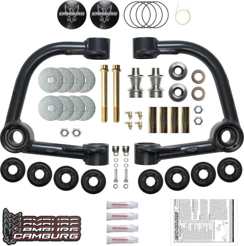 Camburg Engineering CAM-310130 Uniball UCA with Covers for 2003-2023 Toyota Tacoma / 4Runner / FJ Cruiser (PreRunner and 4WD)