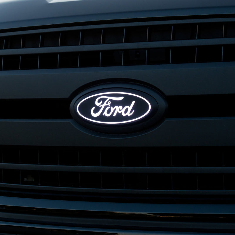 Putco for 2023 Ford F-150 Front Luminix Ford LED Emblem - with Camera CutOut without Spray Washer