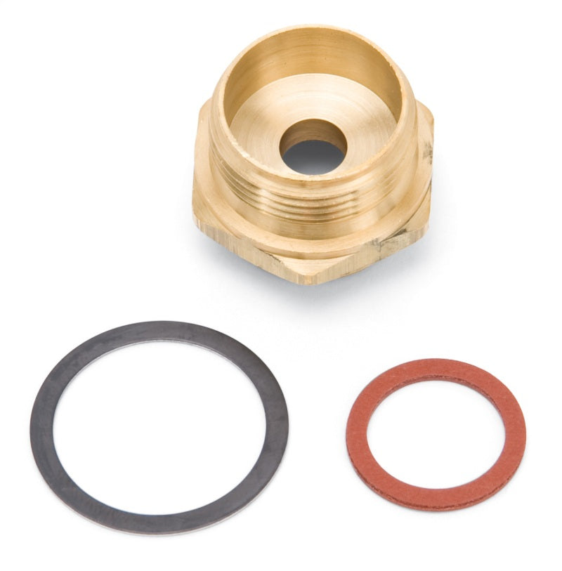 Edelbrock 12415 Fuel Bowl Inverted Flare Fitting Straight Male 7/8 in-20 with Inverted 5/8 in-18