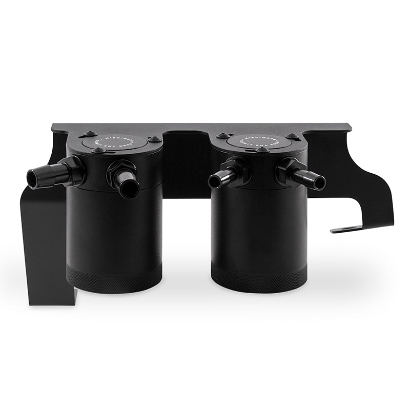 Mishimoto 2016+ Chevrolet Camaro 2.0T Baffled Oil Catch Can Kit - Black - #MMBCC-CAM4-16SBE