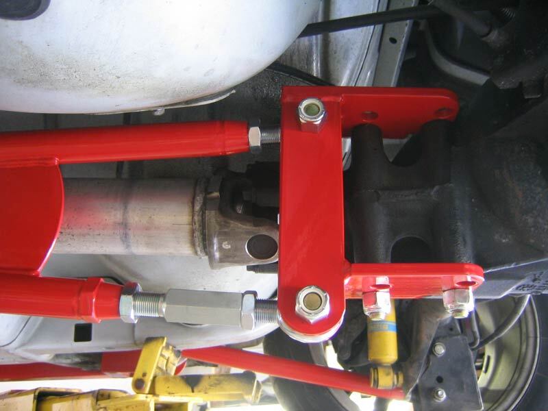 UMI Performance 2205-R Transmission Mounted Adjustable Torque Arm Red