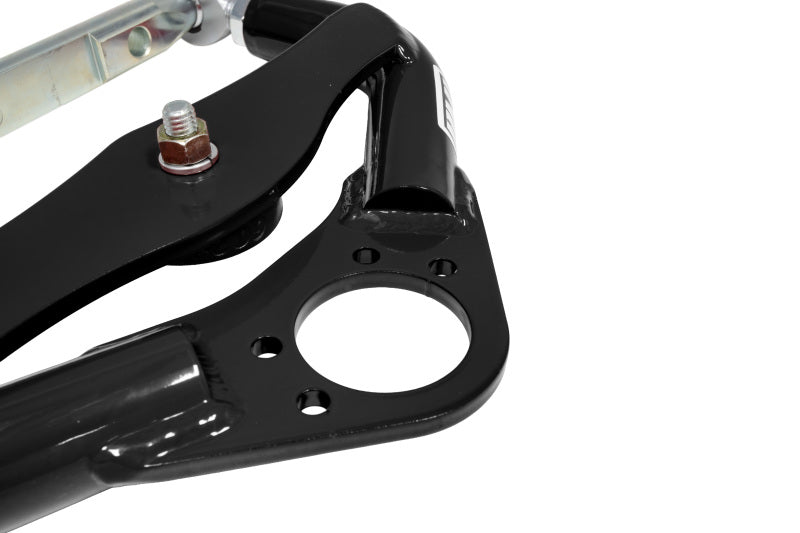 UMI Performance 3056-B Tubular Front Upper A-Arms Adjustable No Ball Joint Black