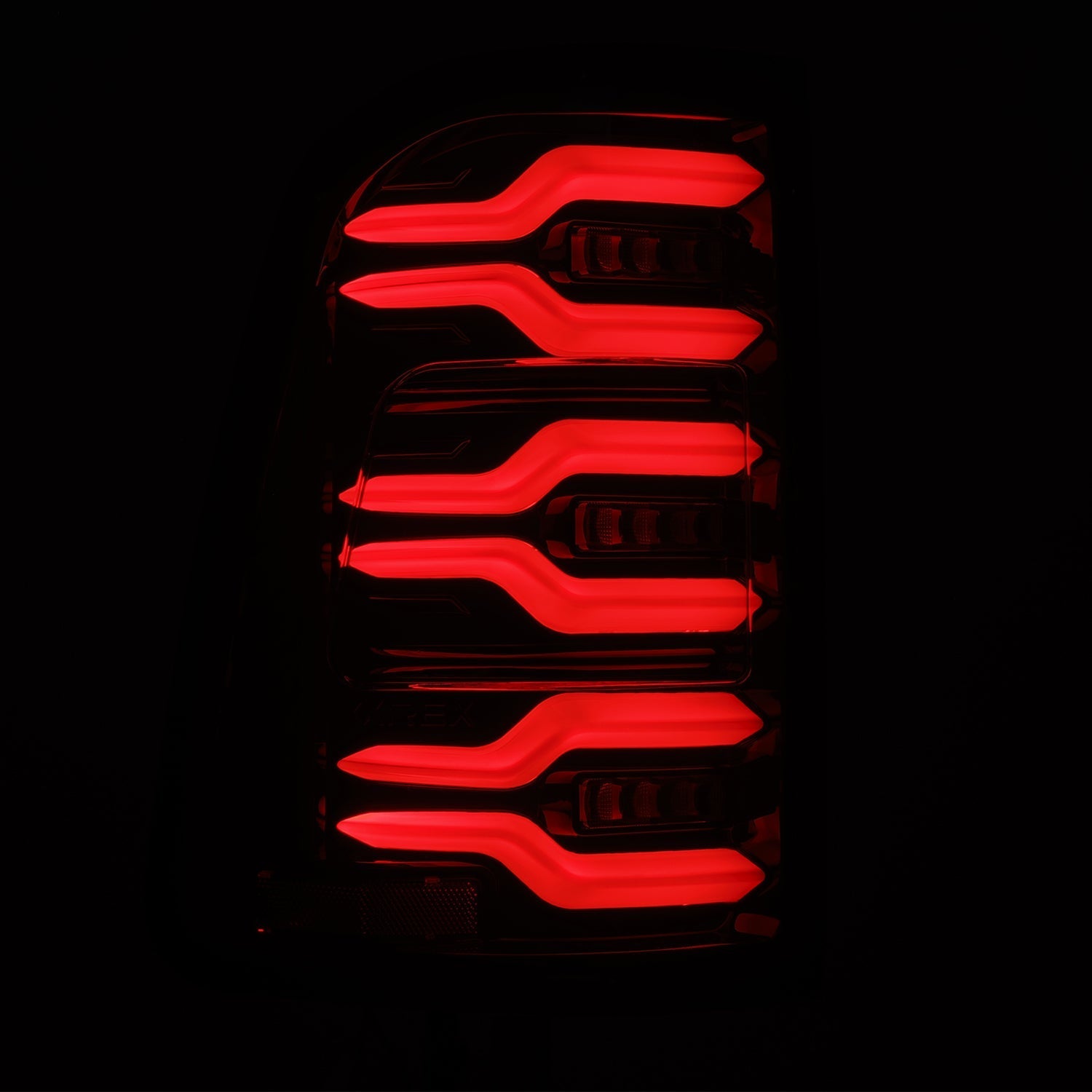 AlphaRex 640032 2025 Dodge Ram 1500 Luxx-Series LED Tail Lights - Alpha Black