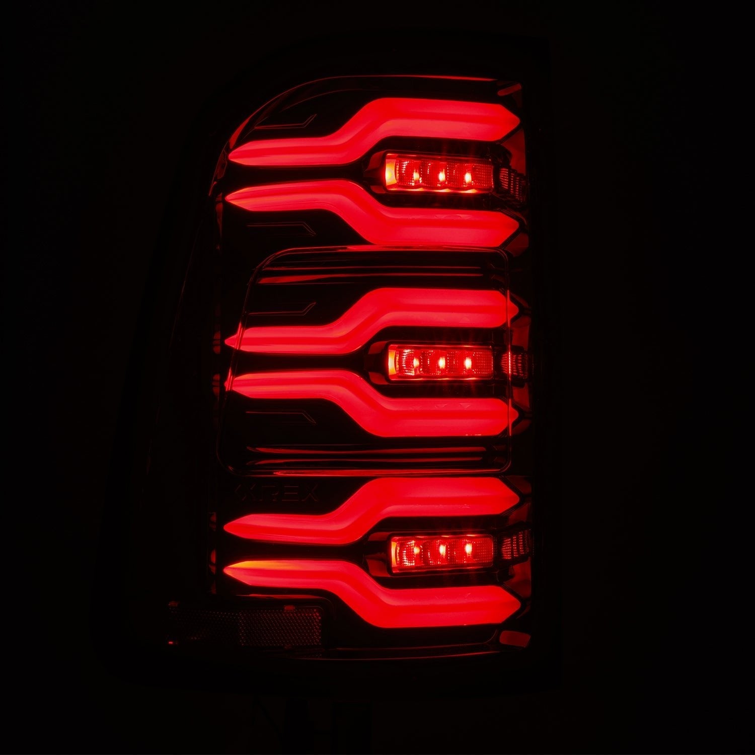 AlphaRex 640032 2025 Dodge Ram 1500 Luxx-Series LED Tail Lights - Alpha Black