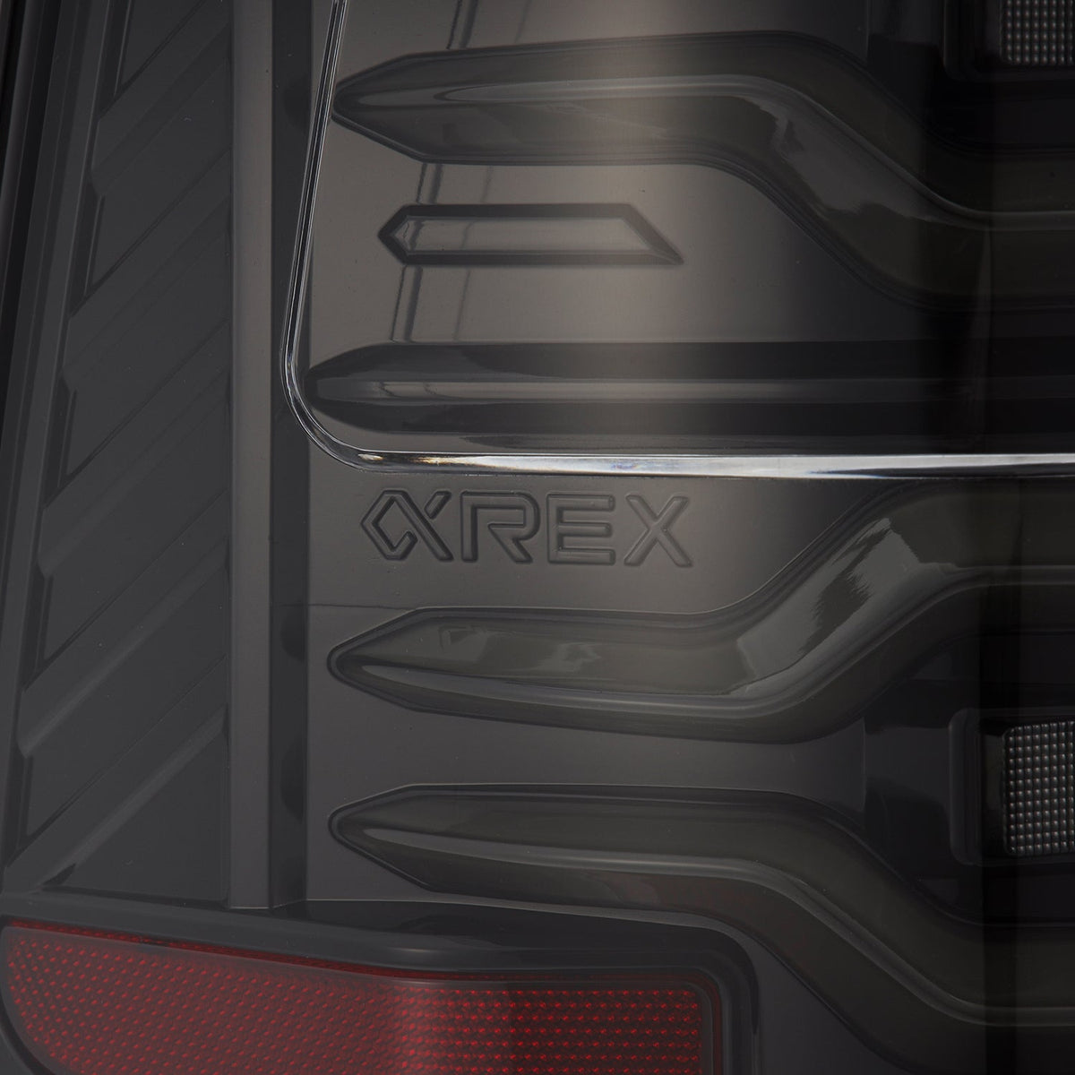 AlphaRex 640032 2025 Dodge Ram 1500 Luxx-Series LED Tail Lights - Alpha Black