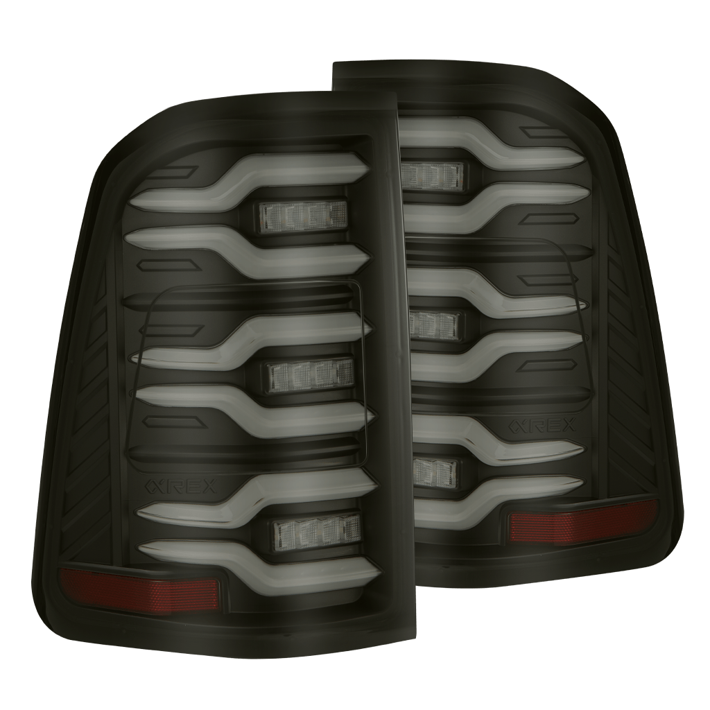 AlphaRex 640042 2025 Dodge Ram 1500 Luxx-Series LED Tail Lights - Black