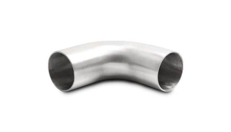 Vibrant 1.5in OD 2.75in Tangent Length T304 SS 90 Deg Mandrel Bend w/Extended