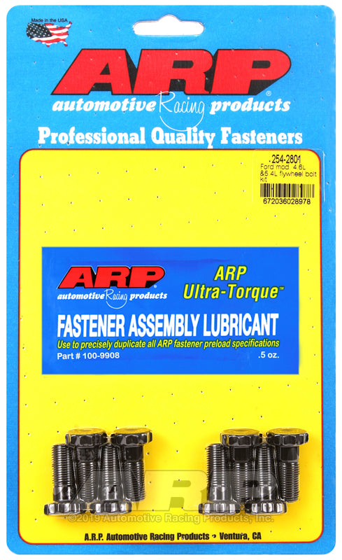 ARP 254-2801 for Ford 4.6/5.4L Modular V8 M10x1.0 Thread Size Flywheel Bolt Kit