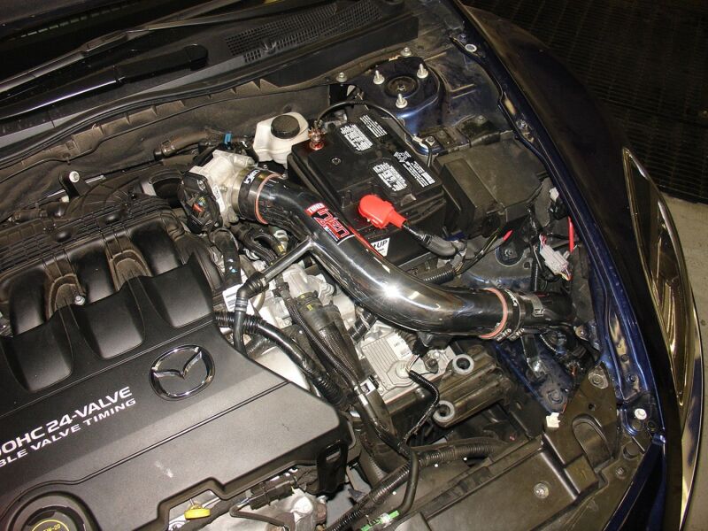 Injen 09-10 Mazda 6 3.7L V6 Black Tuned Cold Air Intake w/ MR Tech and Web Nano-Fiber Dry Filter - #SP6069BLK
