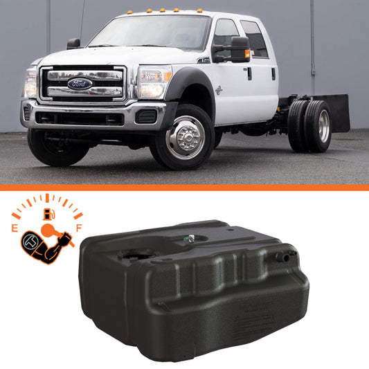 Titan Fuel Tanks 11-19 Ford F-350/F-450/F-550 Narrow Frame 40 Gallon After-Axle Utility Fuel Tank 8020011