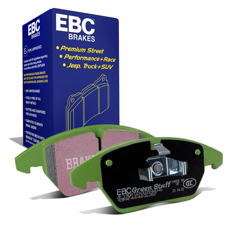 EBC 06-13 Audi A3 2.0 Turbo (Girling rear caliper) Greenstuff Front Brake Pads DP21517