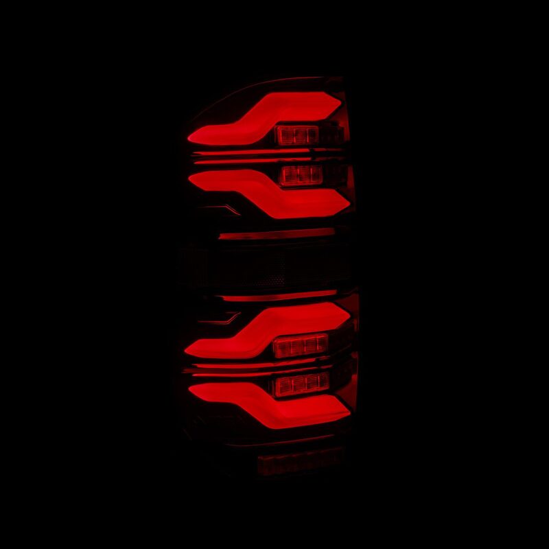 AlphaRex 672050 14-21 Toyota Tundra LUXX LED Taillights Black/Red w/Activation Light/Sequential Signal