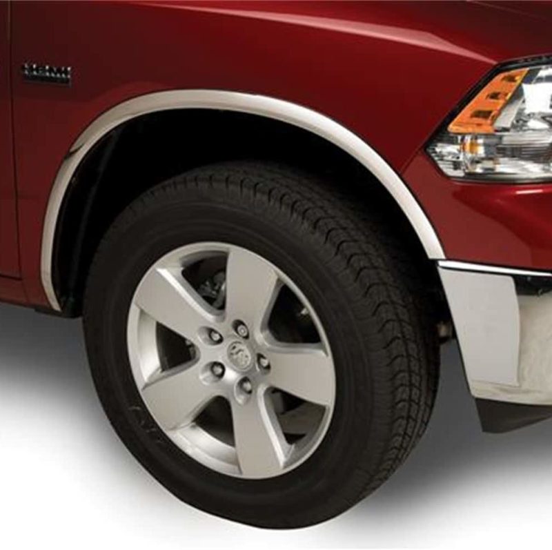 Putco for 2009-2018 Ram 1500 - Hemi and Non-Hemi (Fits Rams with chromed Front bumpers) SS Fender Trim