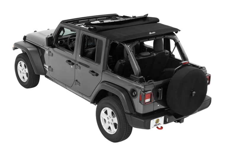 Bestop 18-26 for Jeep Wrangler JL 4-Door Trektop (Premium Black Twill)