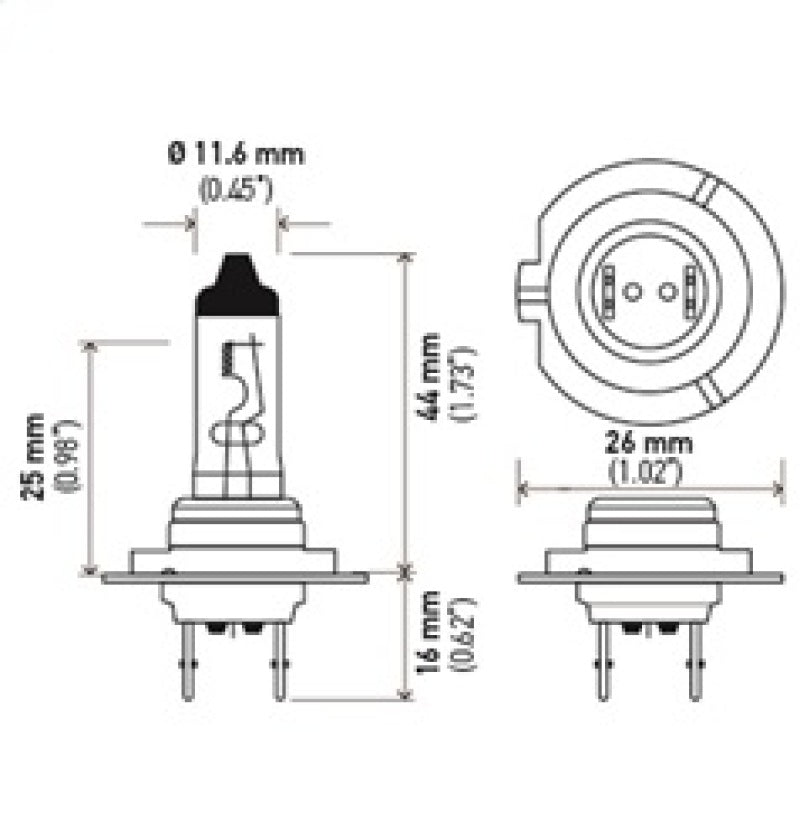 HELLA H7 Halogen Bulb