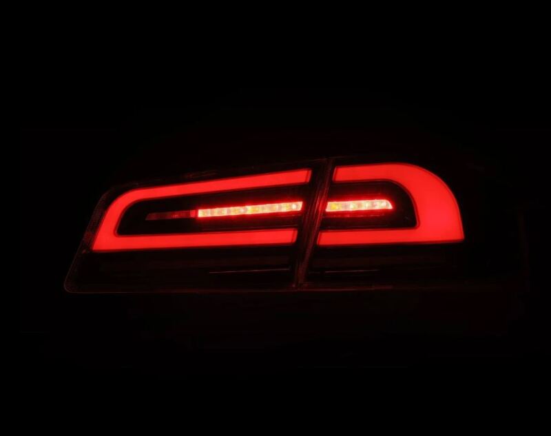 AlphaRex 601130 12-21 Tesla Model S LUXX-Series LED Tail Lights - Black/Red (US Models Only)