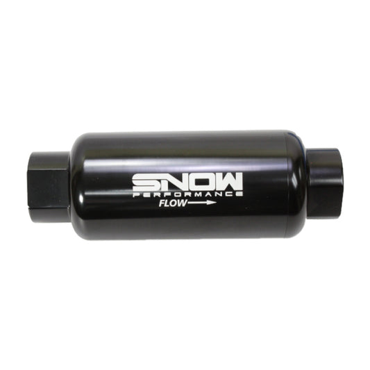 Snow Performance SNF-20115 Fuel Filter Post Filter 30 Micron -12 ORB Inlet/Outlet