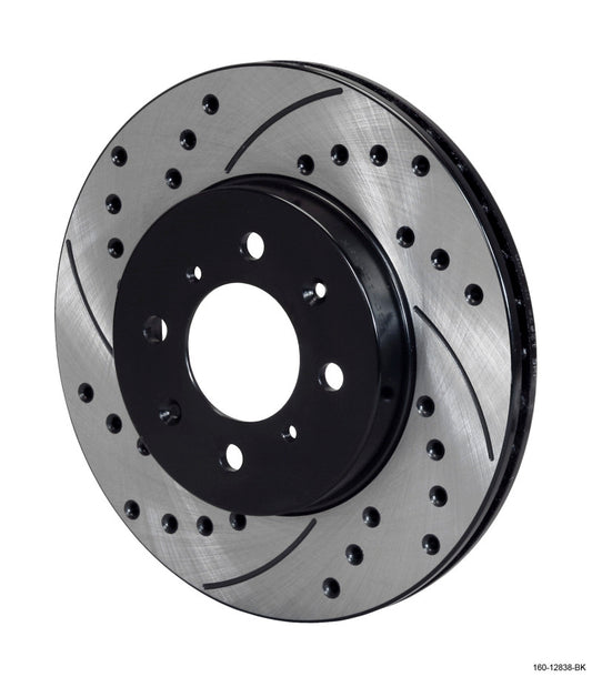 Wilwood Rotor-.68in Offset-SRP-BLK-Drill-RH 10.32 x .83 - 4 x 3.93 - #160-12838-BK