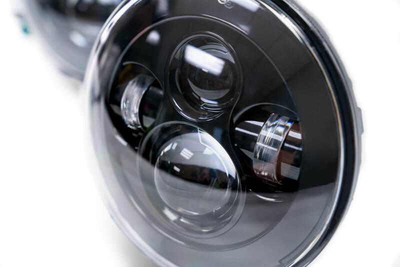 DV8 Offroad 07-18 Jeep Wrangler JK LED Projector Headlights w/ Angel Eyes - #HL7JK-02