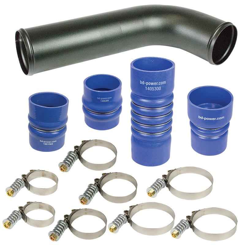 BD Diesel Intercooler Hose & Clamp Kit - 2003-2007 Ford 6.0L PowerStroke 1047035