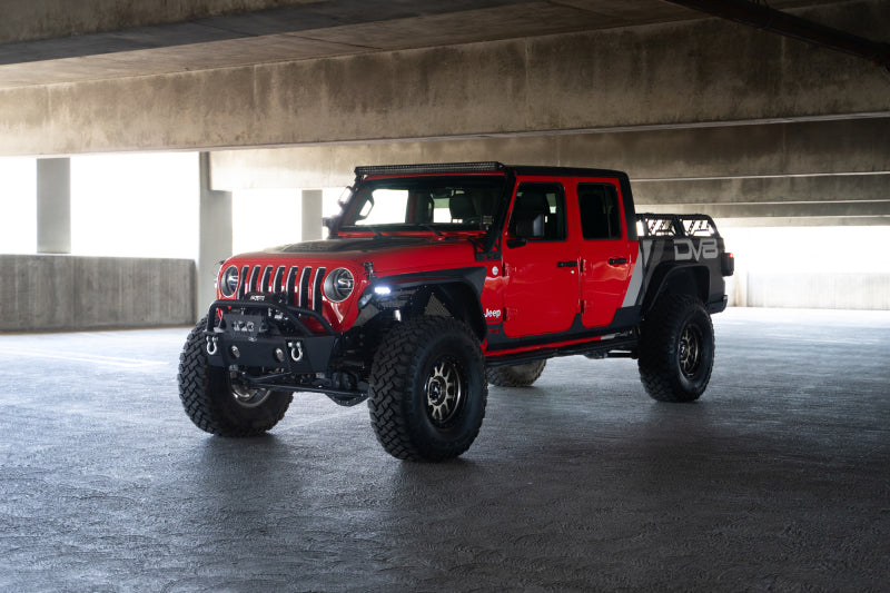 DV8 Offroad 20-23 Jeep Gladiator JT Slim Fender Flares - #FDGL-07
