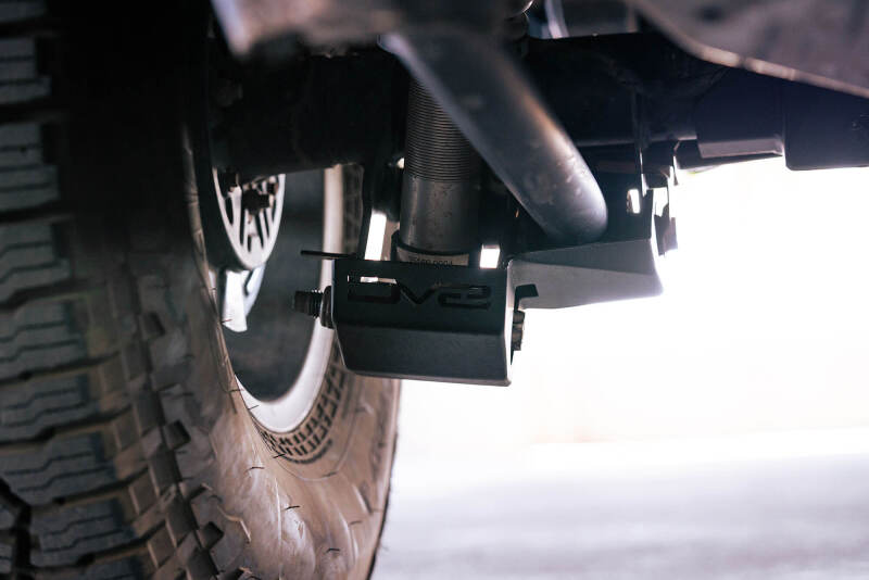 DV8 Offroad 2021-2022 Ford Bronco Rear Shock Guard Skid Plates - #SPBR-04