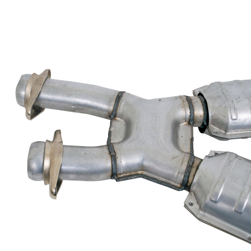 BBK Performance 1662 High Flow X-Pipe with Catalytic Converters (2-1/2 in) for 1986-1993 Ford Mustang 5.0L