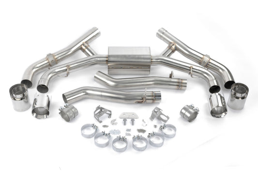 Dinan 20-26 BMW X5 M/X6 M (F95/F96) Valved Axleback Exhaust System - Polished Tips