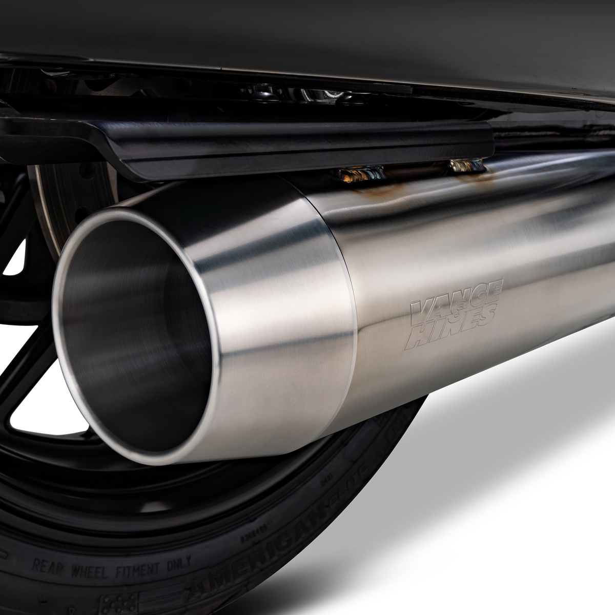 Vance & Hines 27346 Gaslighter 2-1 Exhaust with Heat Shield for 2017-2026 Harley-Davidson Touring
