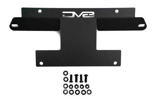 DV8 Offroad 21-22 Ford Bronco Factory Front Bumper Licence Relocation Bracket - Front - #LPBR-01
