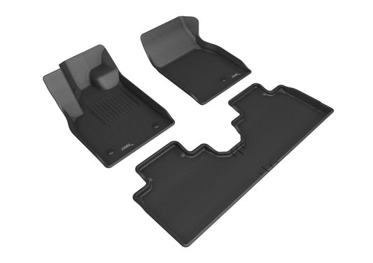 3D MAXpider Kagu Front & Rear Floor Mats for 2021 Ford Mustang Mach-E