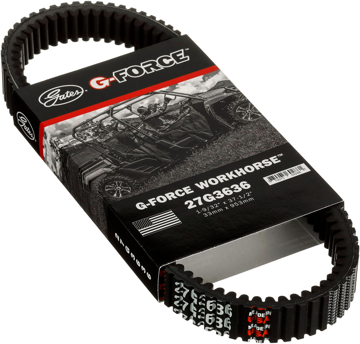 Gates 27G3636 G-Force CVT Belt for 2016-2025 Kawasaki Teryx 783cc