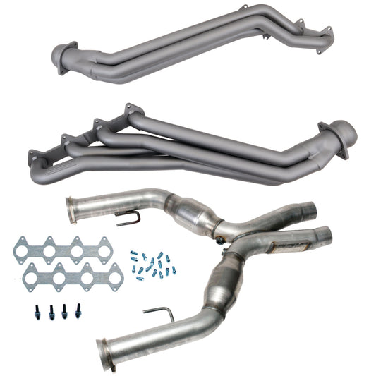 BBK Performance 16412 Long Tube Headers with Catted X-Pipe for 2005-2010 Ford Mustang GT 4.6L
