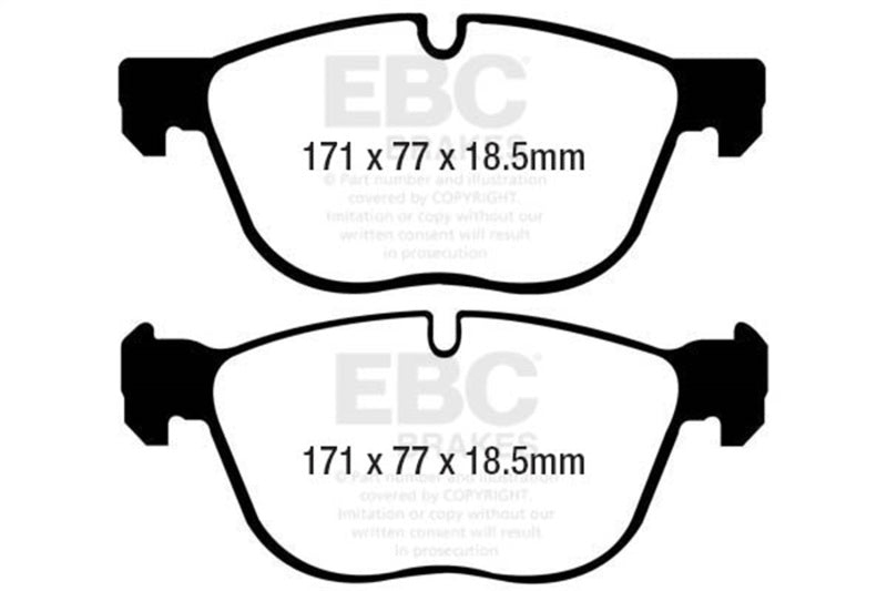 EBC 07-10 BMW X5 3.0 Redstuff Front Brake Pads DP31938C